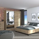 Ormar Navara 215 OG, artisan hrast – prikaz u ambijentu